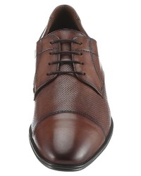 braune Leder Derby Schuhe von Lloyd