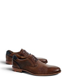 braune Leder Derby Schuhe von Lloyd