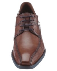 braune Leder Derby Schuhe von Lloyd