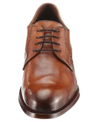 braune Leder Derby Schuhe von Lloyd