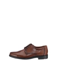 braune Leder Derby Schuhe von Lloyd