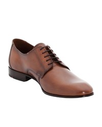 braune Leder Derby Schuhe von Lloyd