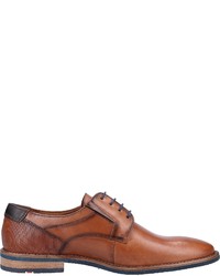 braune Leder Derby Schuhe von Lloyd