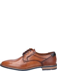 braune Leder Derby Schuhe von Lloyd