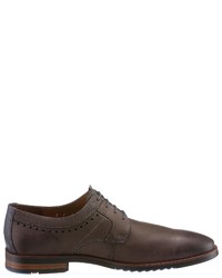 braune Leder Derby Schuhe von Lloyd