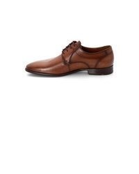 braune Leder Derby Schuhe von Lloyd