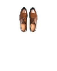 braune Leder Derby Schuhe von Lloyd