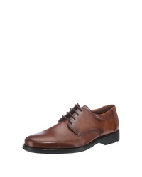 braune Leder Derby Schuhe von Lloyd