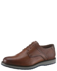 braune Leder Derby Schuhe von Lloyd