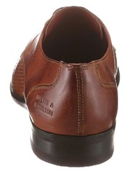 braune Leder Derby Schuhe von Melvin&Hamilton