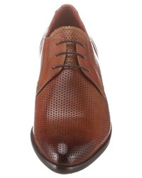 braune Leder Derby Schuhe von Melvin&Hamilton