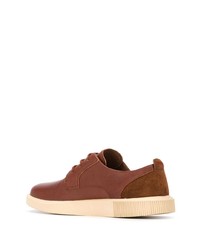 braune Leder Derby Schuhe von Camper