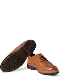braune Leder Derby Schuhe von Grenson