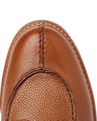 braune Leder Derby Schuhe von Grenson