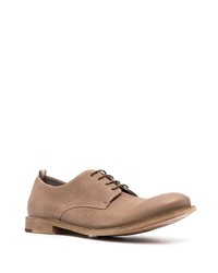 braune Leder Derby Schuhe von Officine Creative