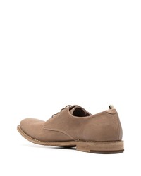 braune Leder Derby Schuhe von Officine Creative