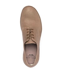 braune Leder Derby Schuhe von Officine Creative