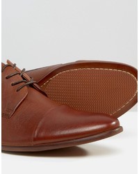 braune Leder Derby Schuhe von Aldo