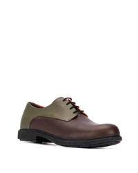 braune Leder Derby Schuhe von Camper