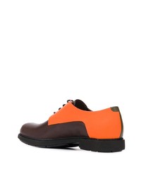 braune Leder Derby Schuhe von Camper