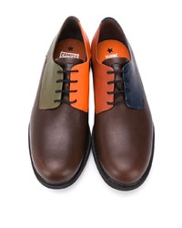 braune Leder Derby Schuhe von Camper