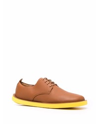 braune Leder Derby Schuhe von Camper