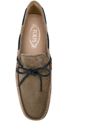 braune Leder Mokassins von Tod's