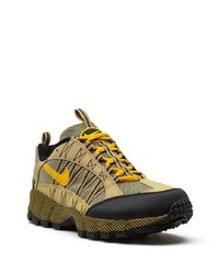 braune Leder niedrige Sneakers von Nike