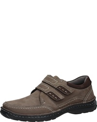 braune Leder niedrige Sneakers von Bama