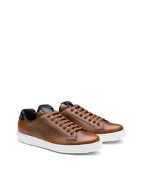 braune Leder niedrige Sneakers von Church's