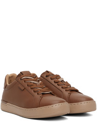 braune Leder niedrige Sneakers von Coach 1941