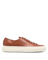 braune Leder niedrige Sneakers von Buttero