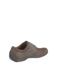 braune Leder niedrige Sneakers von camel active