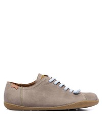 braune Leder niedrige Sneakers von Camper