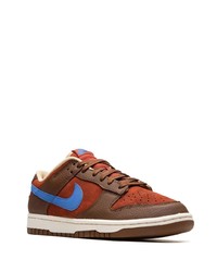 braune Leder niedrige Sneakers von Nike