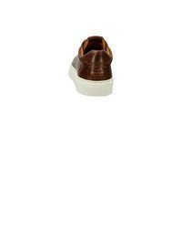 braune Leder niedrige Sneakers von Gant