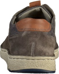 braune Leder niedrige Sneakers von Josef Seibel