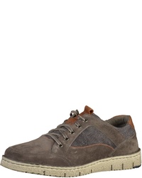 braune Leder niedrige Sneakers von Josef Seibel