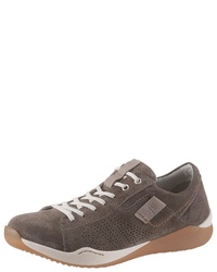 braune Leder niedrige Sneakers von Josef Seibel