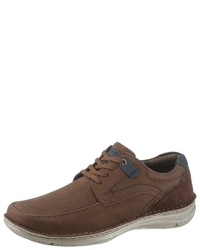 braune Leder niedrige Sneakers von Josef Seibel