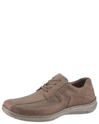 braune Leder niedrige Sneakers von Josef Seibel