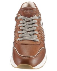 braune Leder niedrige Sneakers von Lloyd