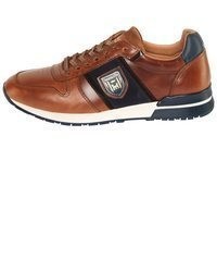 braune Leder niedrige Sneakers von Pantofola D'oro