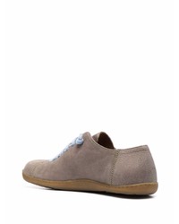 braune Leder niedrige Sneakers von Camper