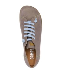 braune Leder niedrige Sneakers von Camper