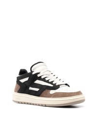 braune Leder niedrige Sneakers von Represent