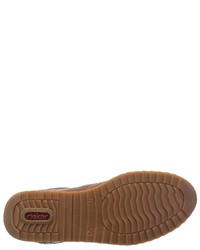 braune Leder niedrige Sneakers von Rieker