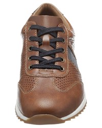 braune Leder niedrige Sneakers von Rieker