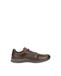 braune Leder niedrige Sneakers von Sioux