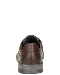 braune Leder niedrige Sneakers von Sioux